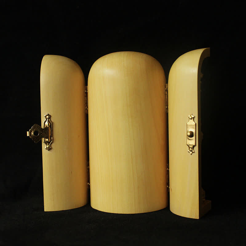 Daikokuten Boxwood Prosperity Altar for Wealth & Abundance