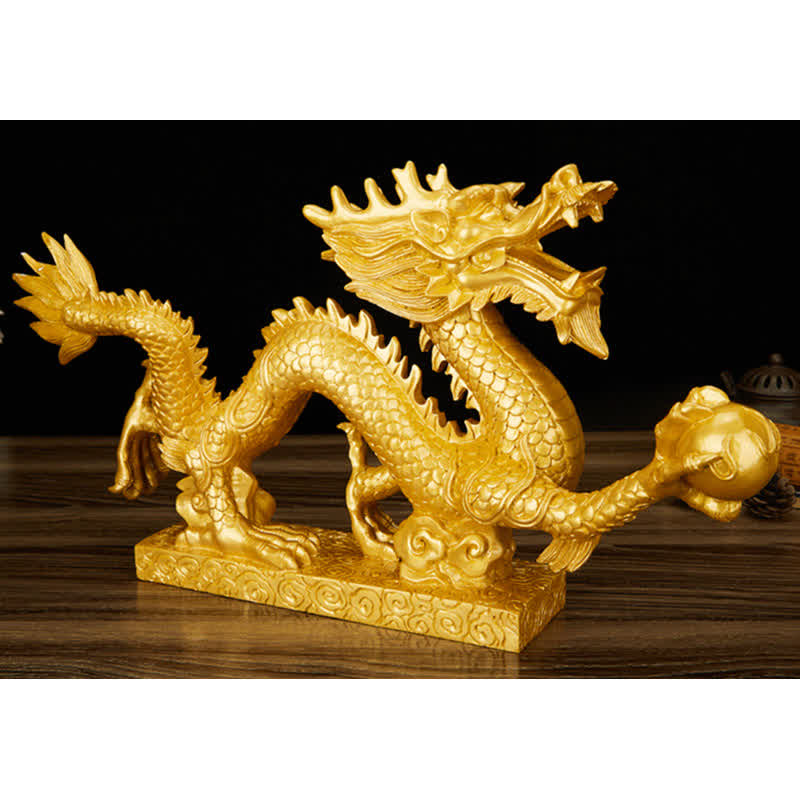 Feng Shui Chinese Dragon Statue Decoration for Prosperity