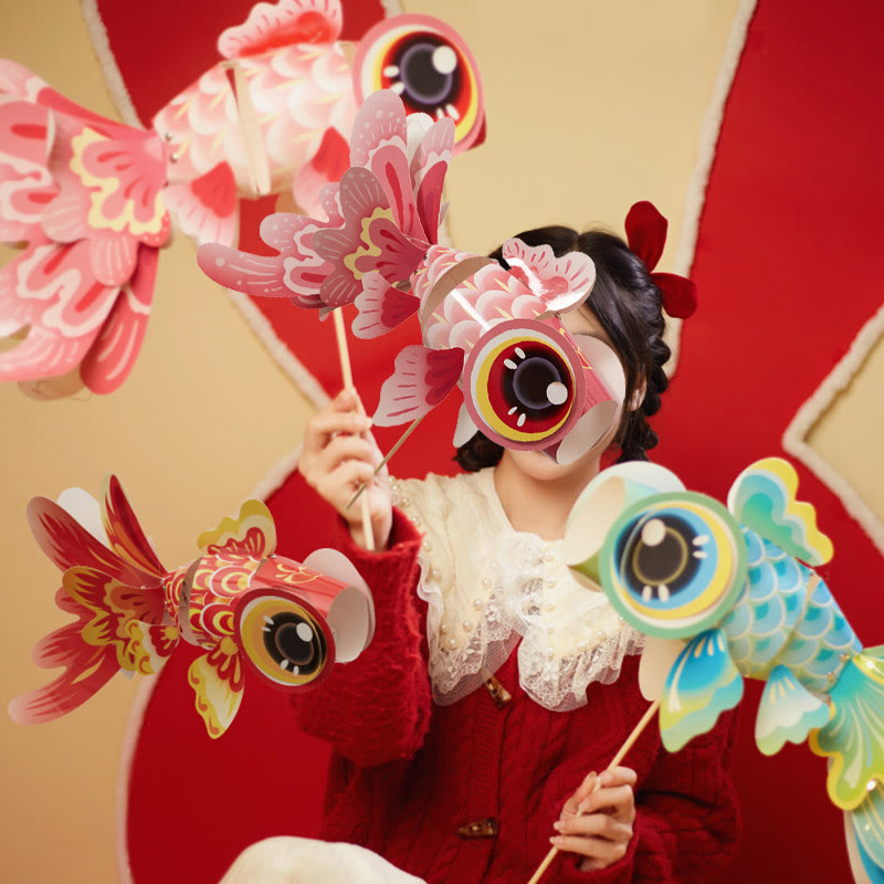 DIY Fortune Koi Fish Paper Lantern | Mid-Autumn Festival Decoration