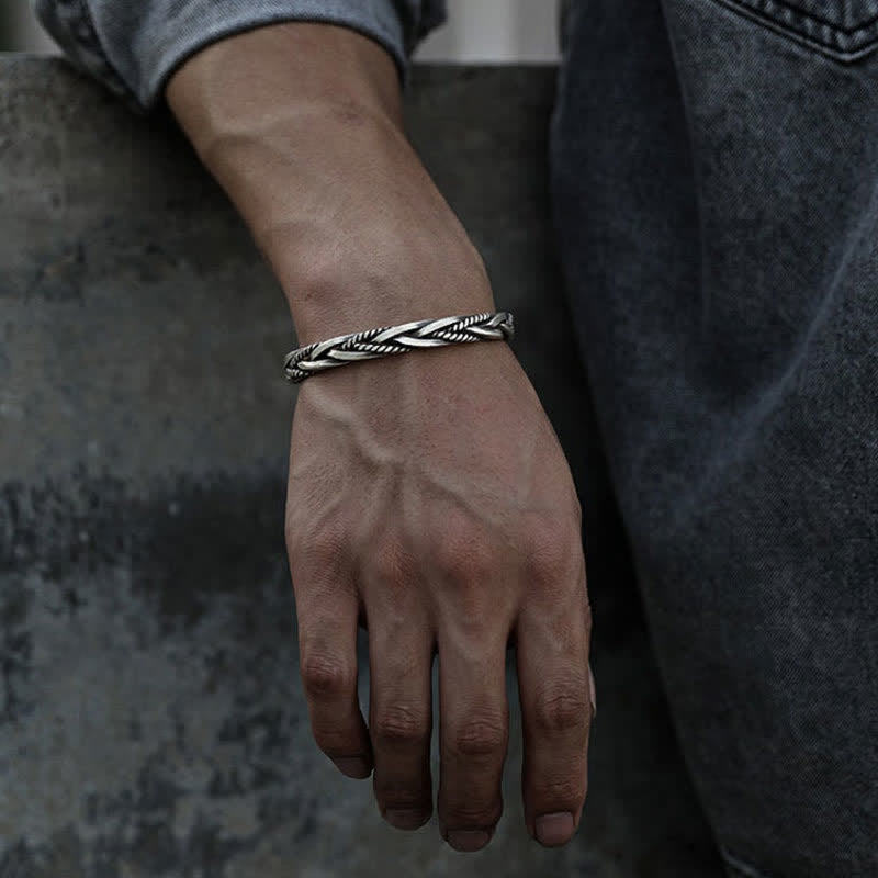 Copper Twisted Braided Spiritual Bracelet for Balance