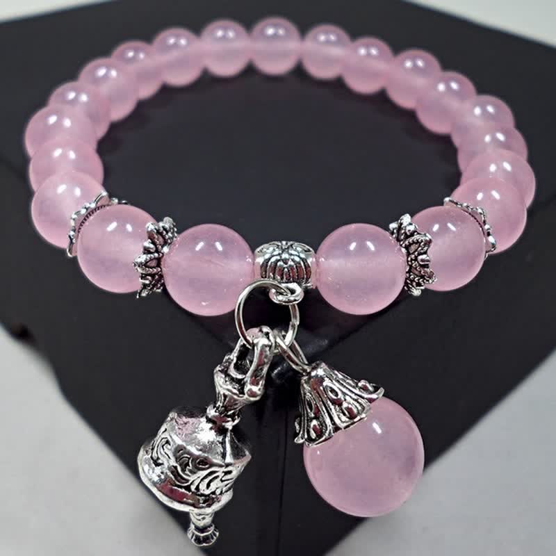 8mm Chalcedony Energy Bracelet for Spiritual Balance