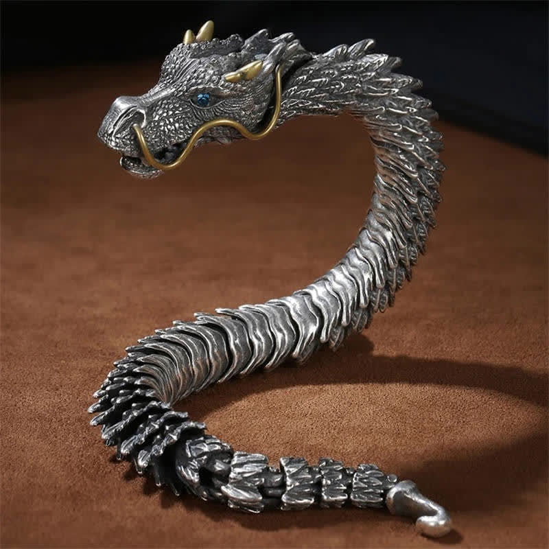 Nordic Dragon Handmade Luck And Protection Chain Bracelet