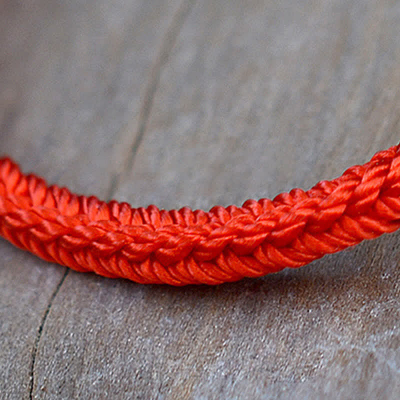 Red String Luck Strength Bracelet | Handmade Chinese Knotting