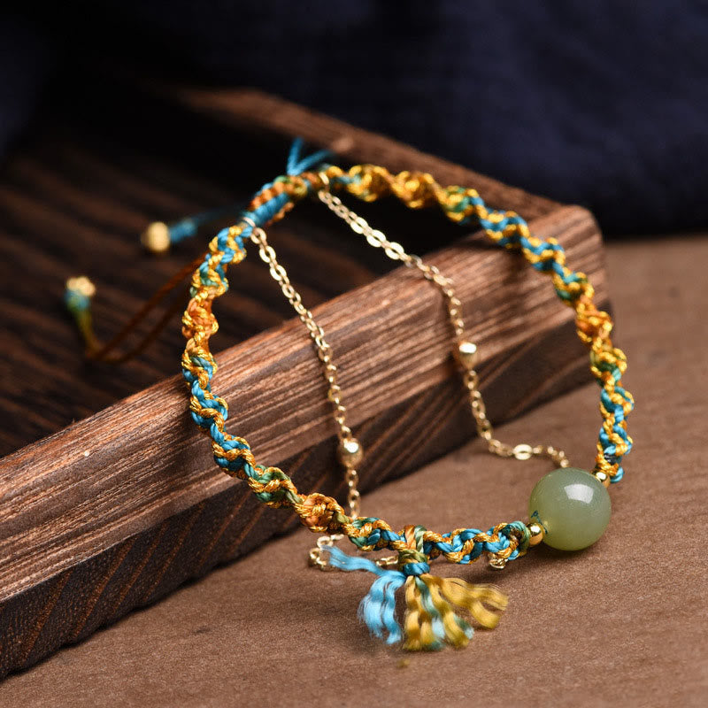 Handmade Double Layer Jade Bracelet | Luck & Abundance