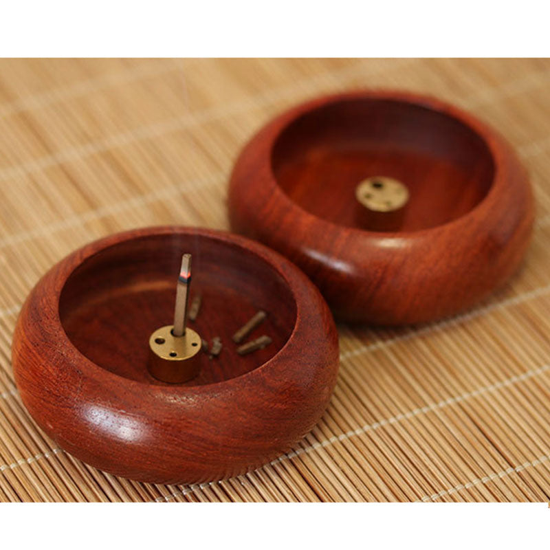 Rosewood Handcrafted Meditation Incense Burner Decoration