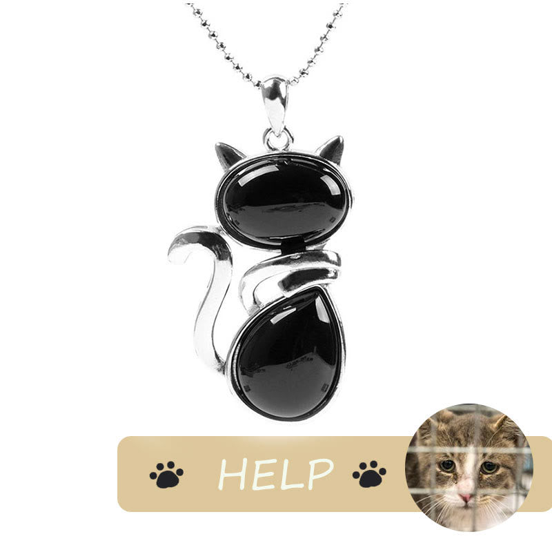 Save A Cat Spiritual Protection Pendant Necklace