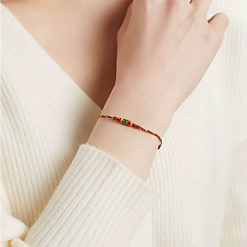 Handcrafted Koi Fish Wealth Prosperity Braided Bracelet