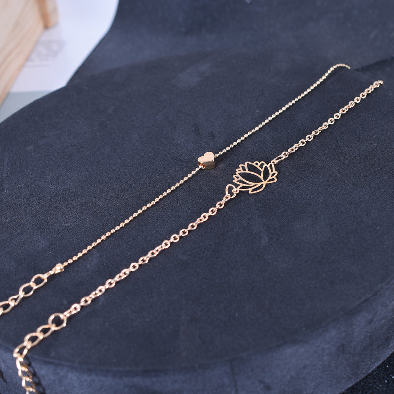 Adjustable Lotus Flower Lotus Bracelet for Enlightenment & Love