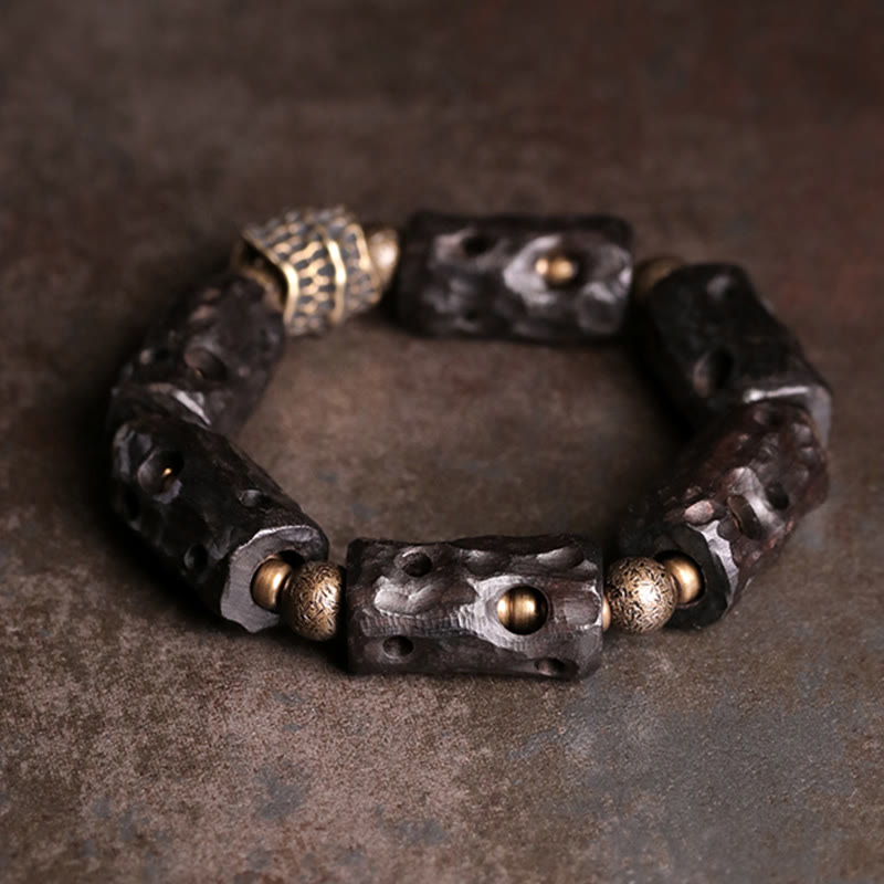 Ebony Wood Calm Bracelet for Grounding and Peace 14-17.5cm