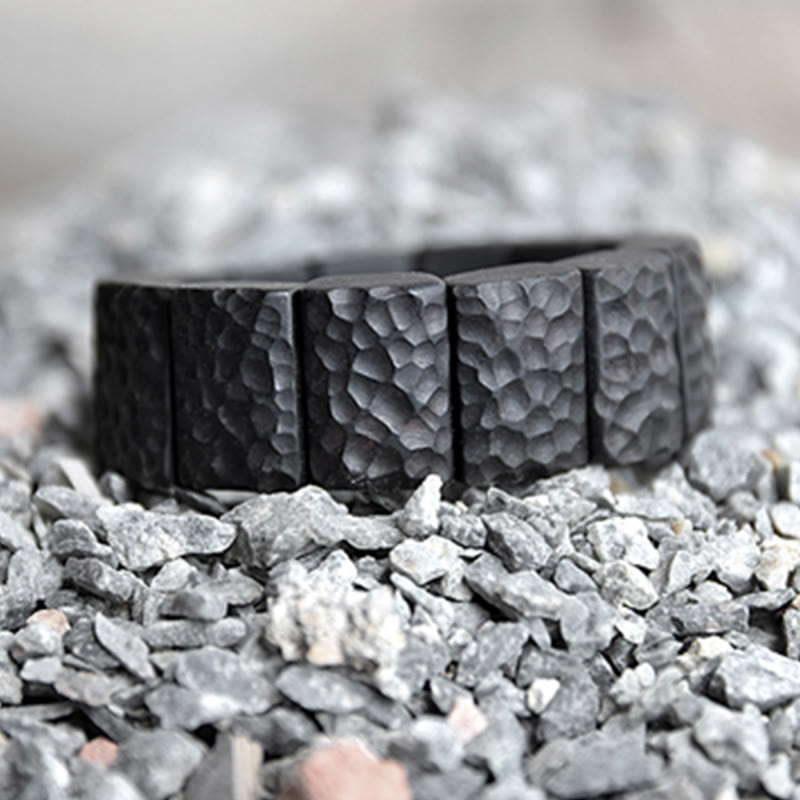 Ebony Wood Couple Bracelet for Peace and Spiritual Connection