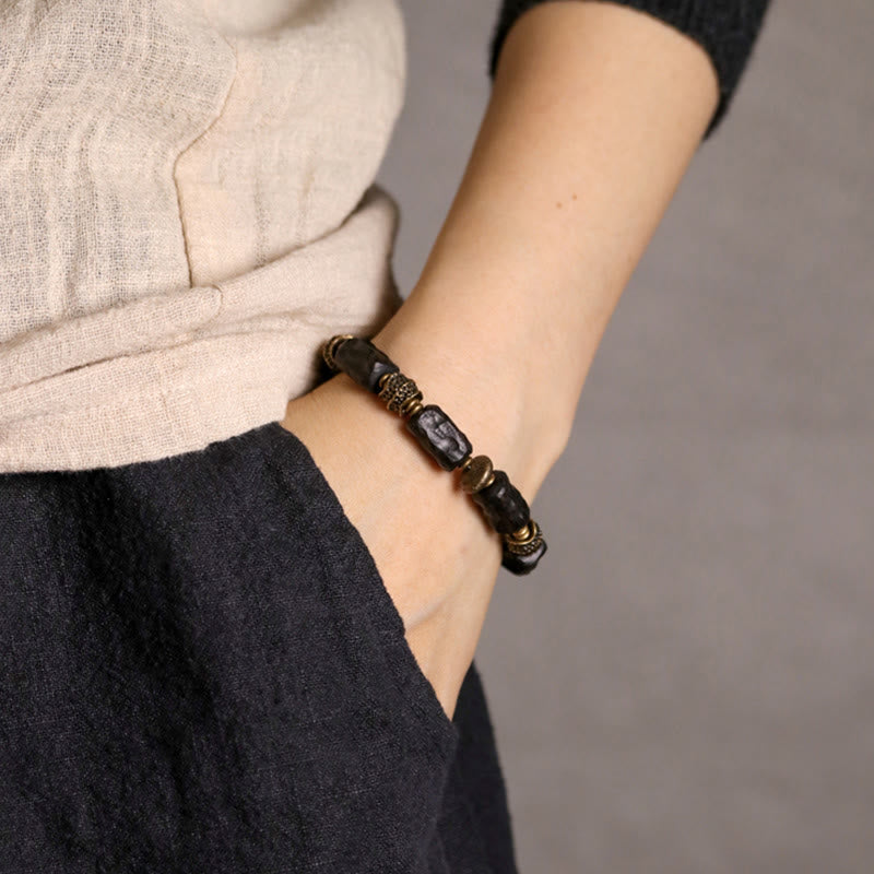Ebony Wood Spiritual Bracelet | Calm Peace Protection