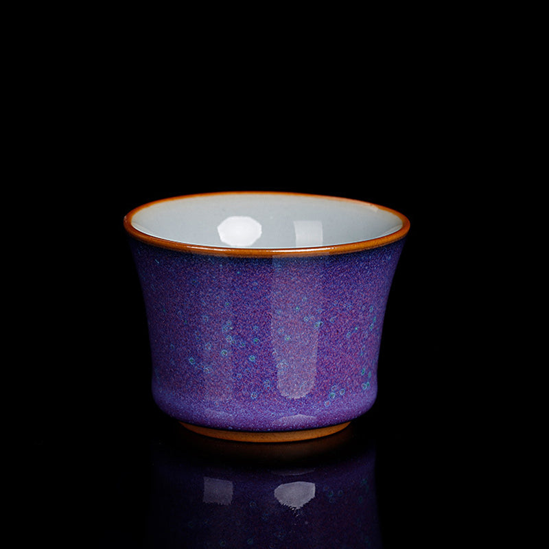 Zen Ceramic Bamboo Teacup 80ml for Kung Fu Tea Rituals