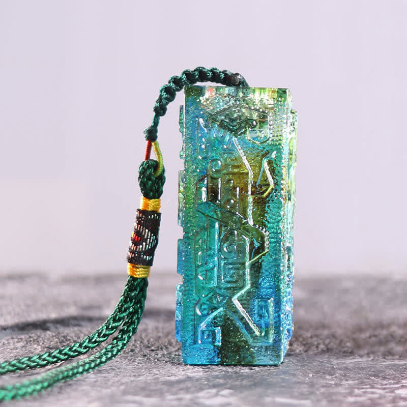 Liuli Feng Shui Crystal Art Piece for Zen Decor Balance