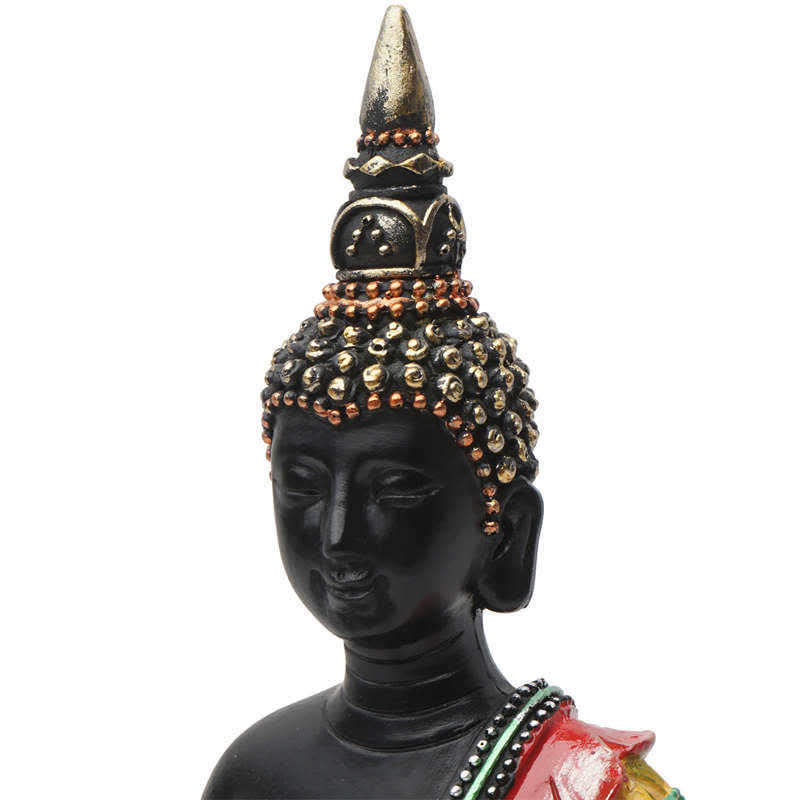 12cm Thai Buddha Serenity Resin Statue for Home Peace
