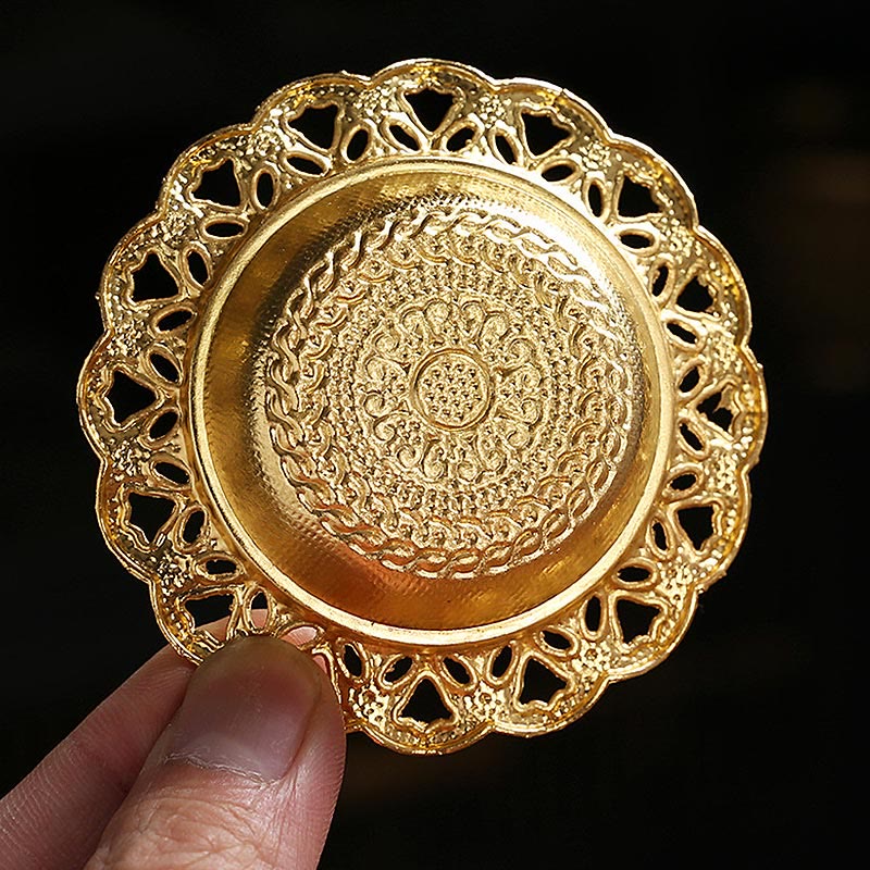 Gold Alloy Spiritual Meditation Incense Burner