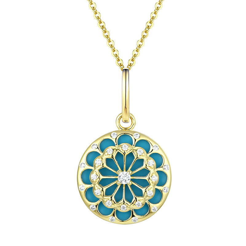 Turquoise Protection Necklace | 925 Sterling Silver Pendant