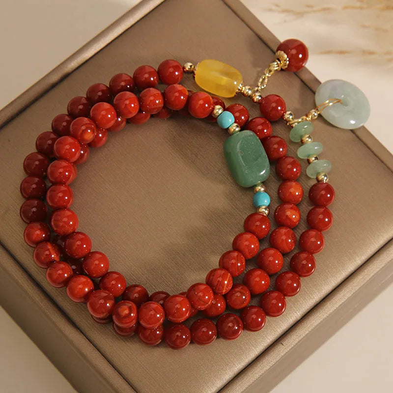 Red Agate Bracelet for Balance and Harmony