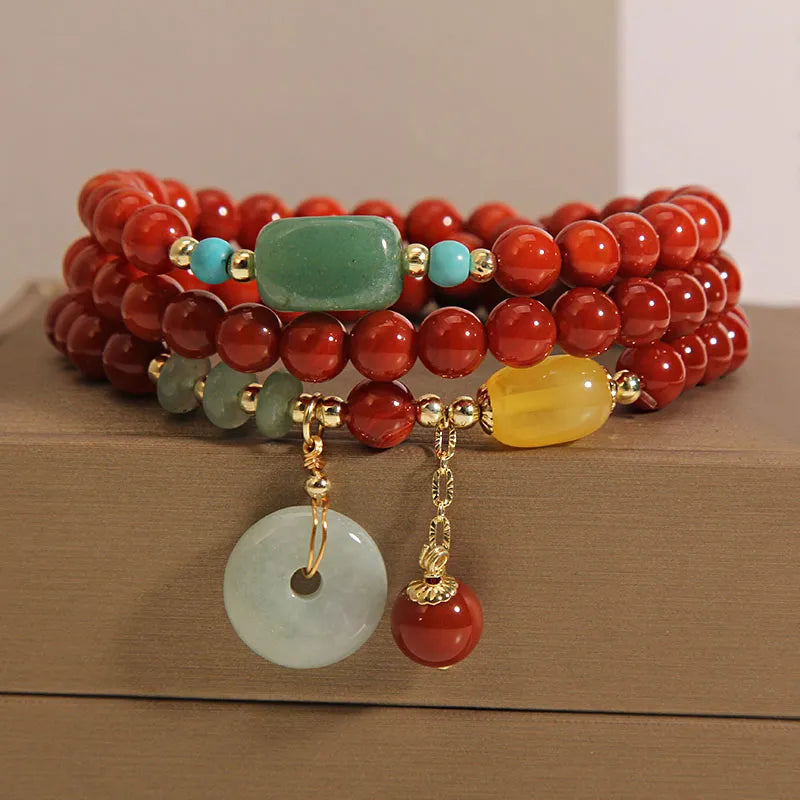 Red Agate Bracelet for Balance and Harmony