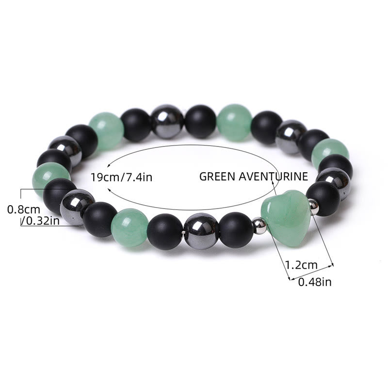 Black Onyx & Tiger Eye Protection Bracelet 8mm Beads