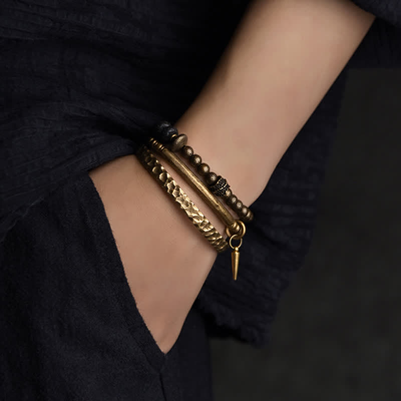 8mm Lava Rock Copper Spiritual Balance Bracelet