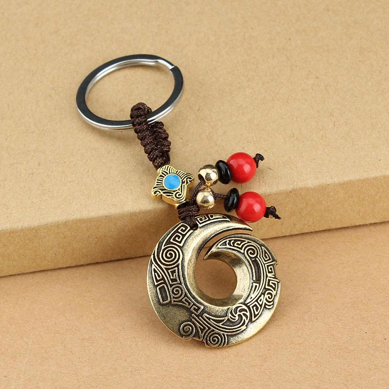 Copper Key Chain for Good Luck & Wealth | Spiritual Jewelry