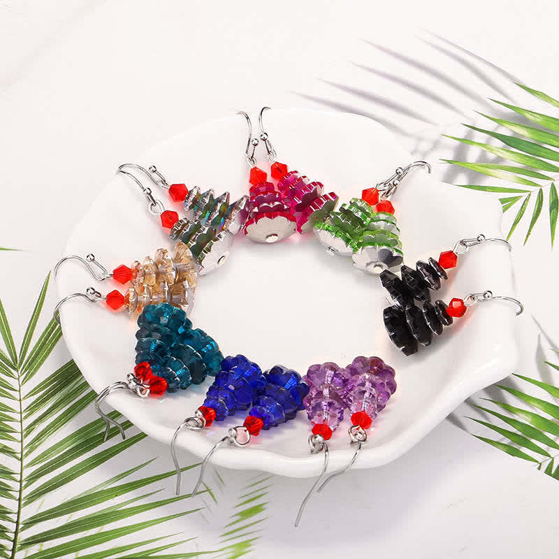 Amethyst Healing Drop Earrings | Various Crystals, 3cm