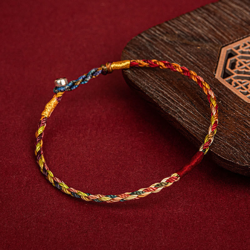 Five Color Red String Bracelet for Luck & Protection