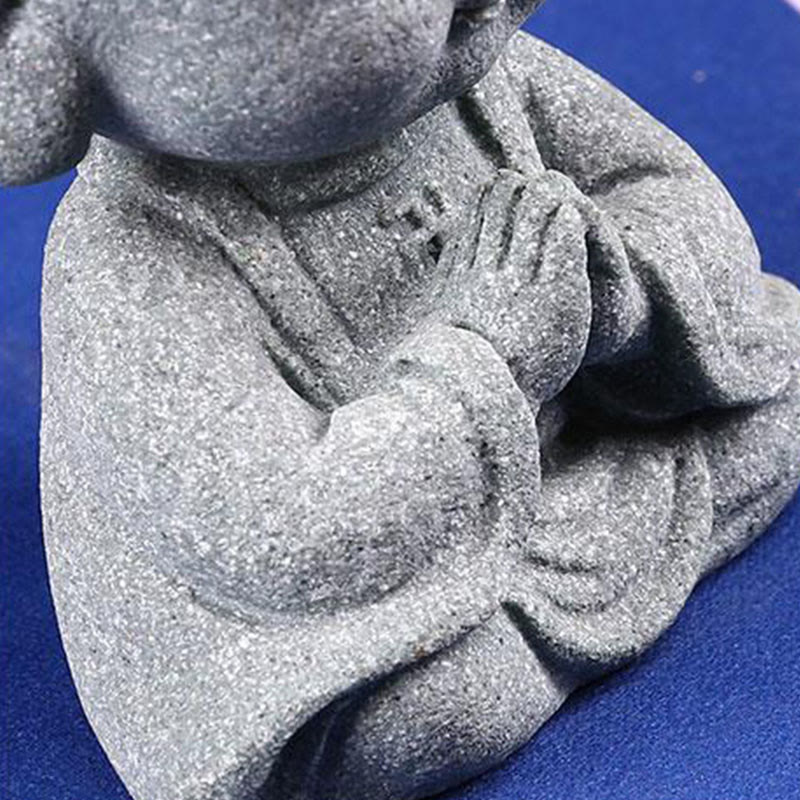 Sandstone Buddha Statue for Meditation and Serenity 6.7cm