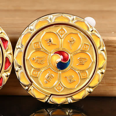 Om Mani Padme Hum Spiritual Phone Ring Bracket Universal Holder