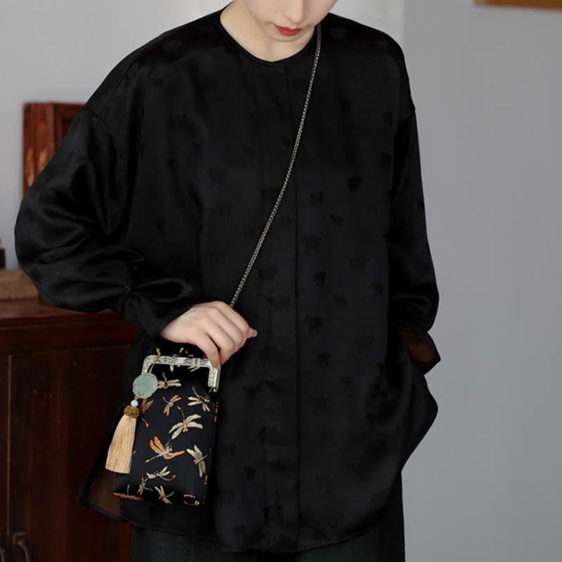 Small Dragonfly Metal Chain Crossbody Bag | Yoga Bags