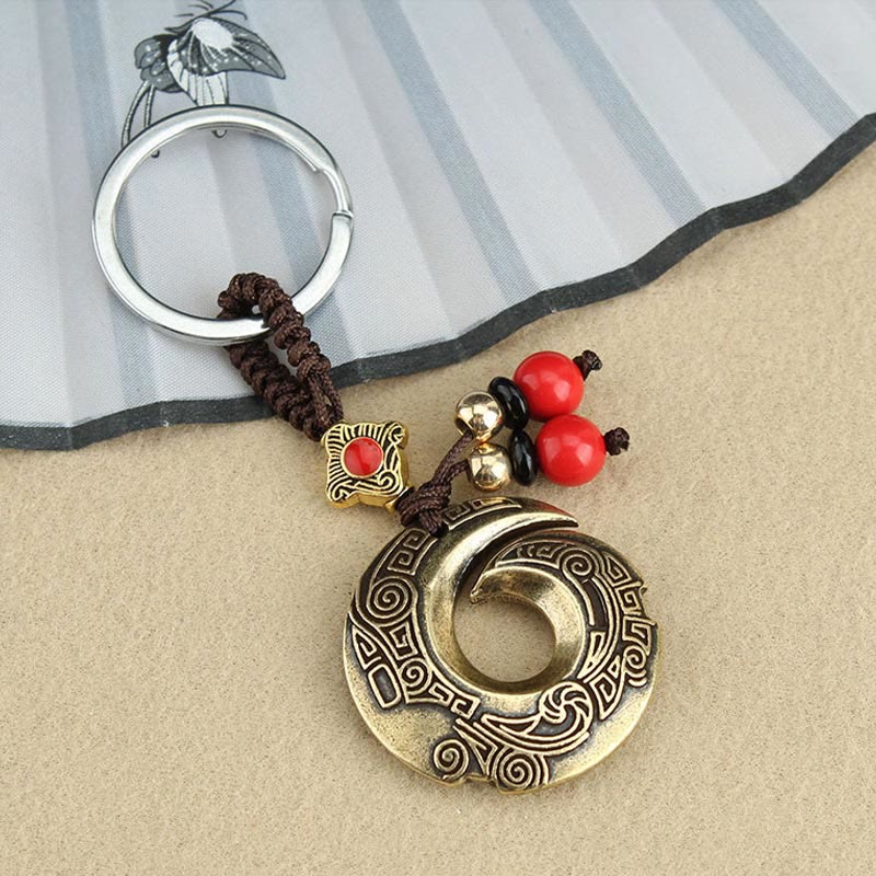 Copper Key Chain for Good Luck & Wealth | Spiritual Jewelry