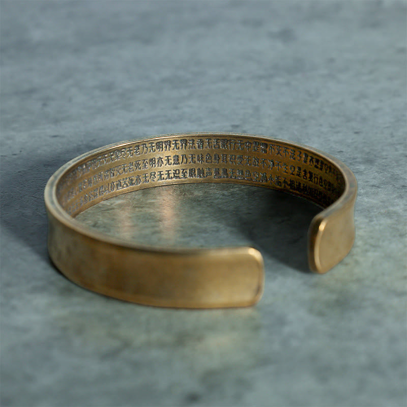 Tibetan Om Mani Padme Hum Brass Mantra Bracelet