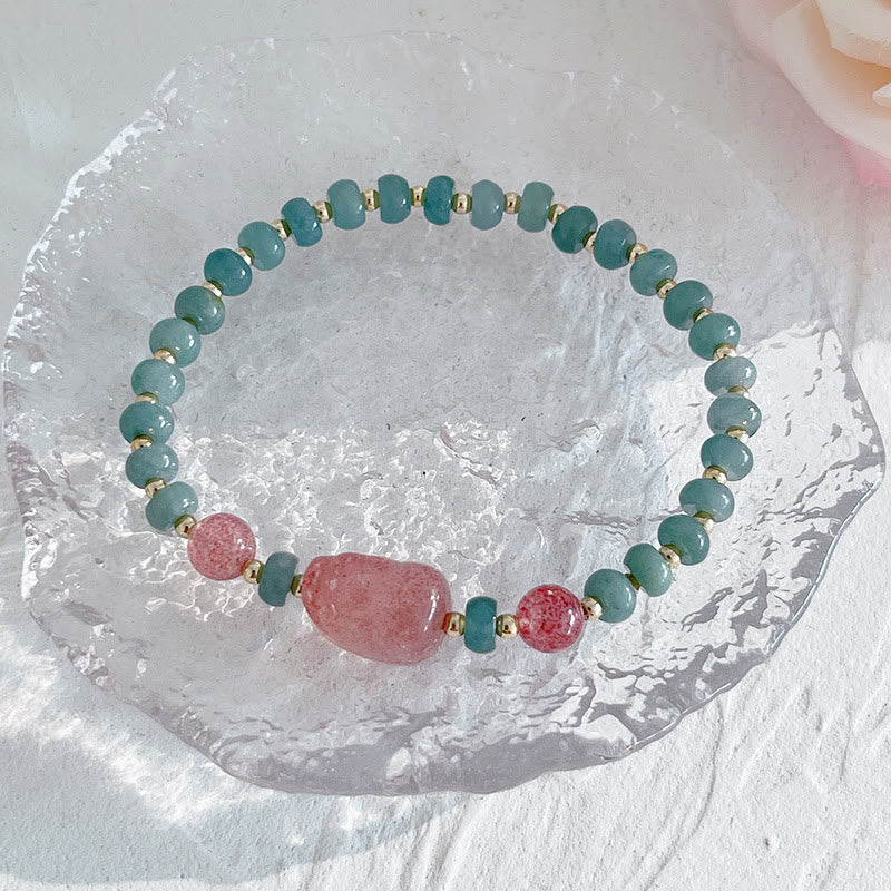 Natural Hetian Jade Prosperity Bracelet with PiXiu Charm