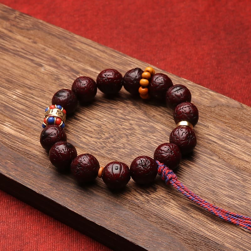 Bodhi Seed Peace & Calm Bracelet with Tassel 15mm