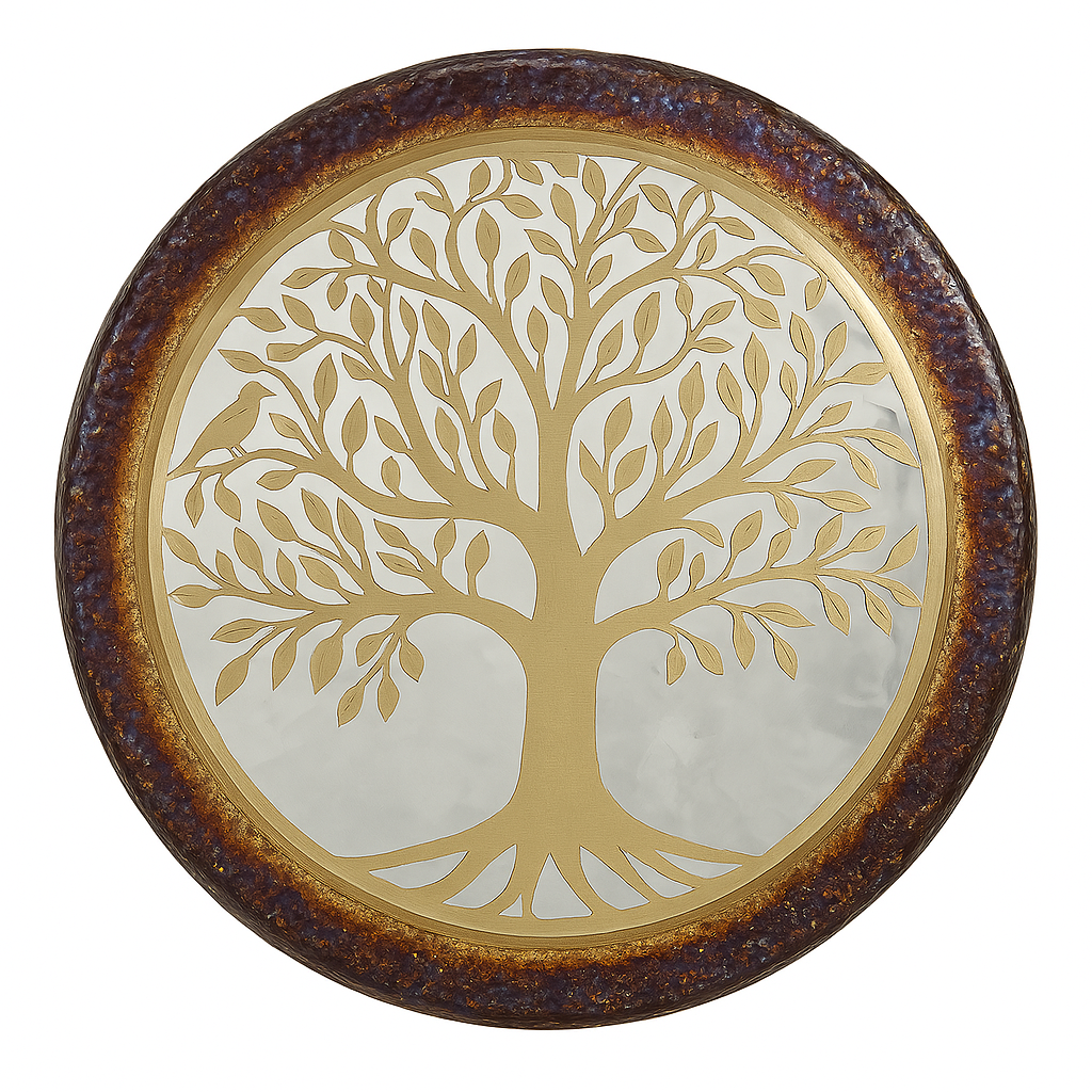 Luminous Gong Instrument for Sound Healing - Magic Tree Design