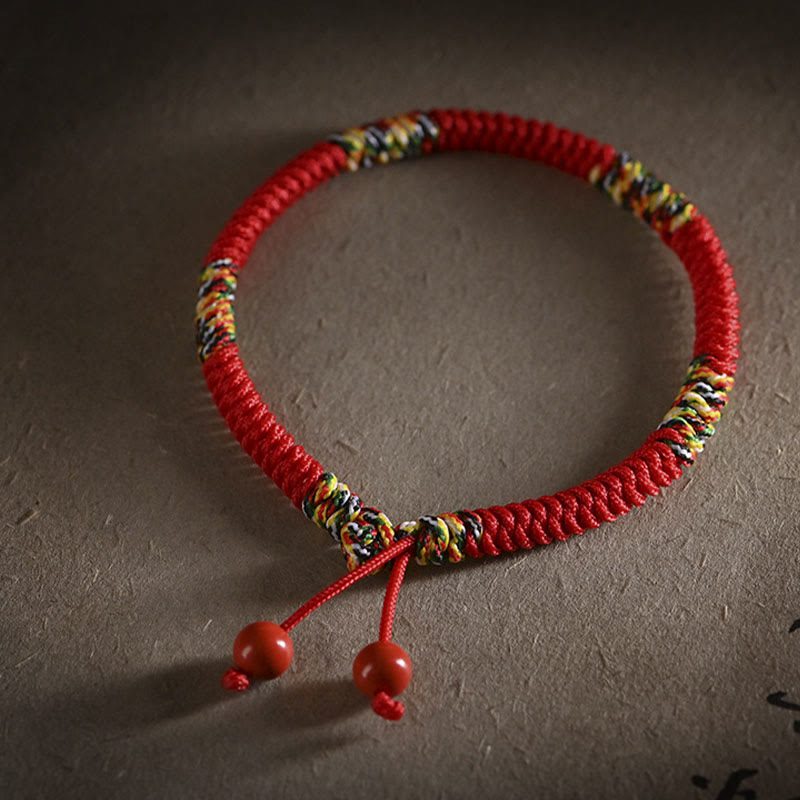 Five Colors King Kong Knot Red String Protection Bracelet