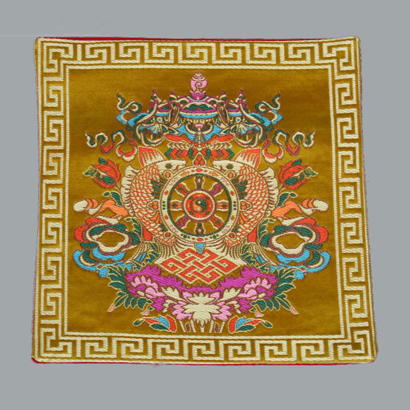 Prayer Altar Mat with Vajra | Tibetan Meditation Supplies