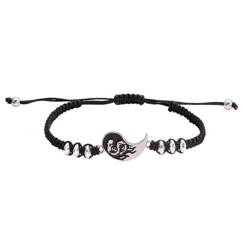 Unisex Yin Yang Dragon Couple Bracelet | Balance & Power