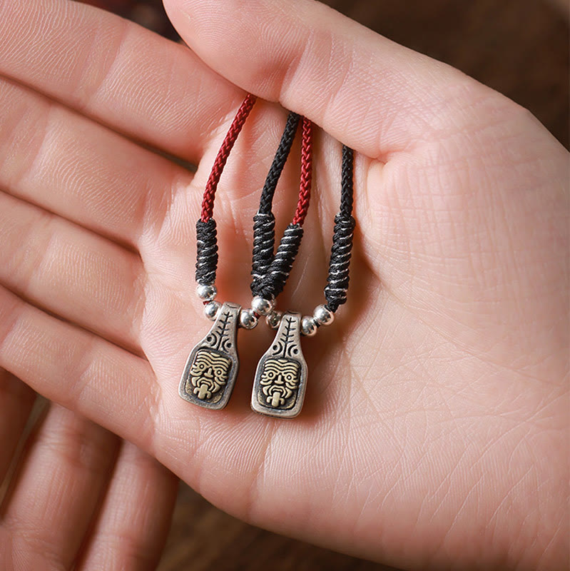 Sterling Silver Zakiram Goddess of Wealth Spiritual Necklace