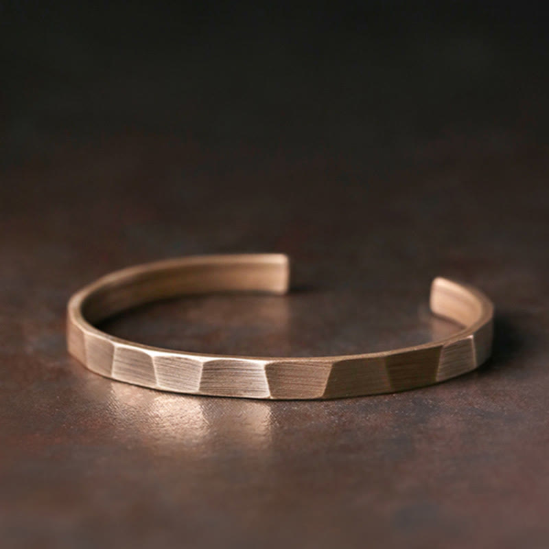 Copper Adjustable Cuff Bracelet for Wealth & Balance | Spiritual