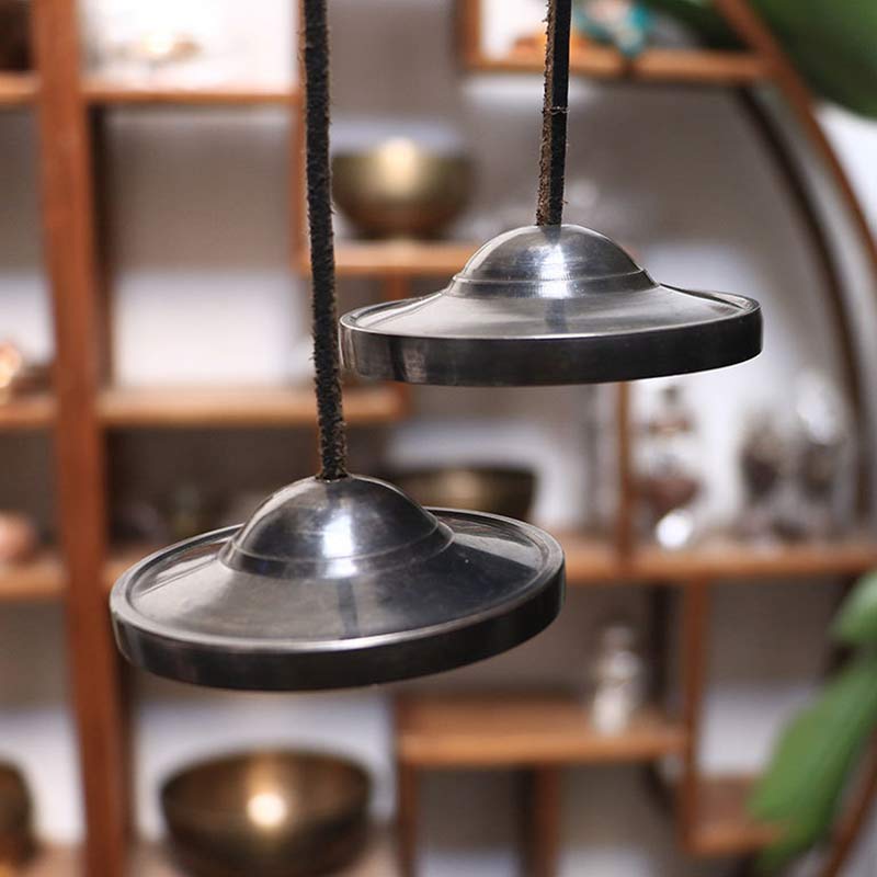 Copper Tibetan Tingsha Bell for Luck and Meditation