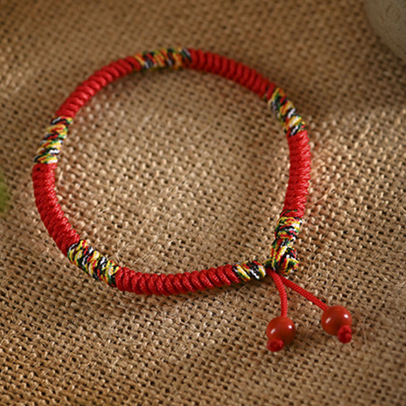 Five Colors King Kong Knot Red String Protection Bracelet