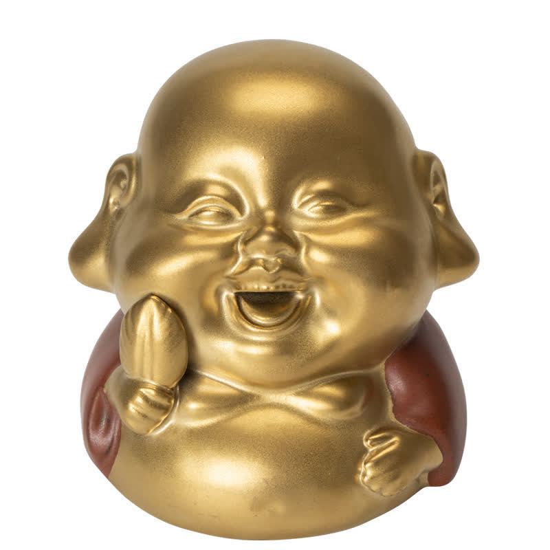 Little Buddha Ceramic Incense Burner for Healing & Meditation