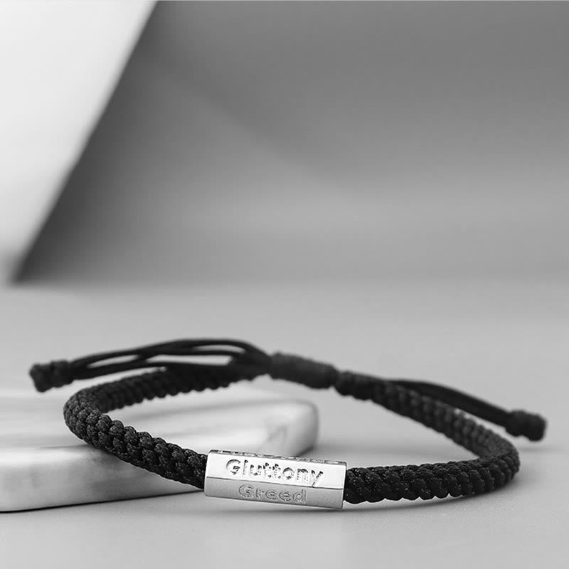 Seven Virtues and Deadly Sins Spiritual Bracelet