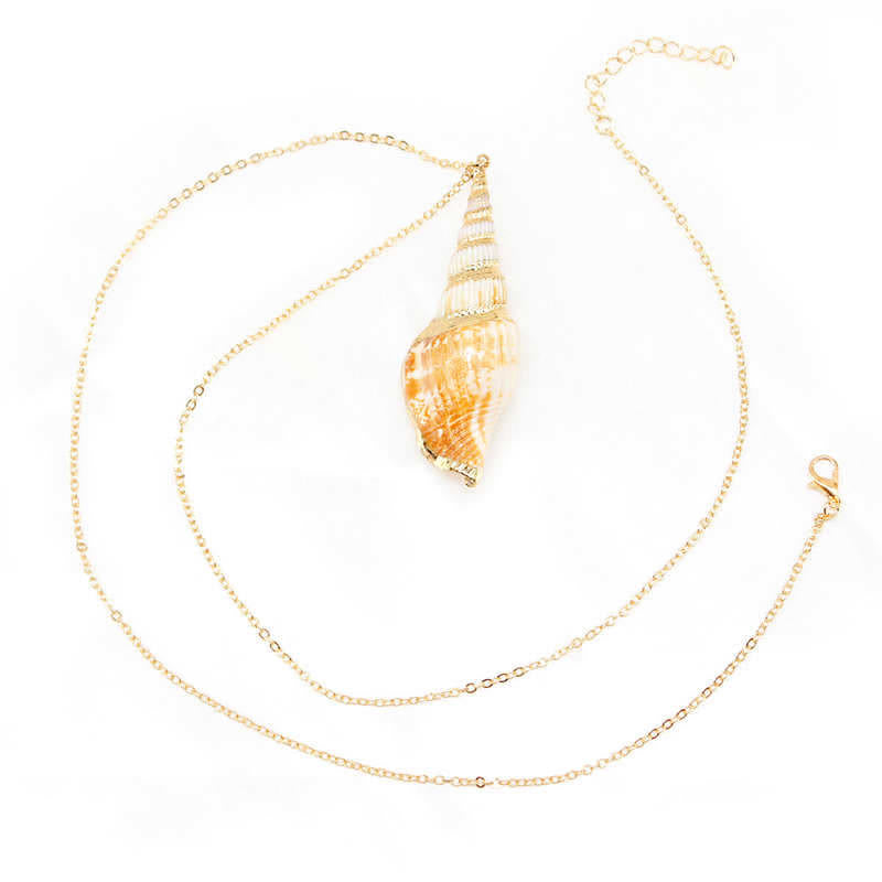 Natural Shankha Conch Shell Lucky Spiritual Necklace