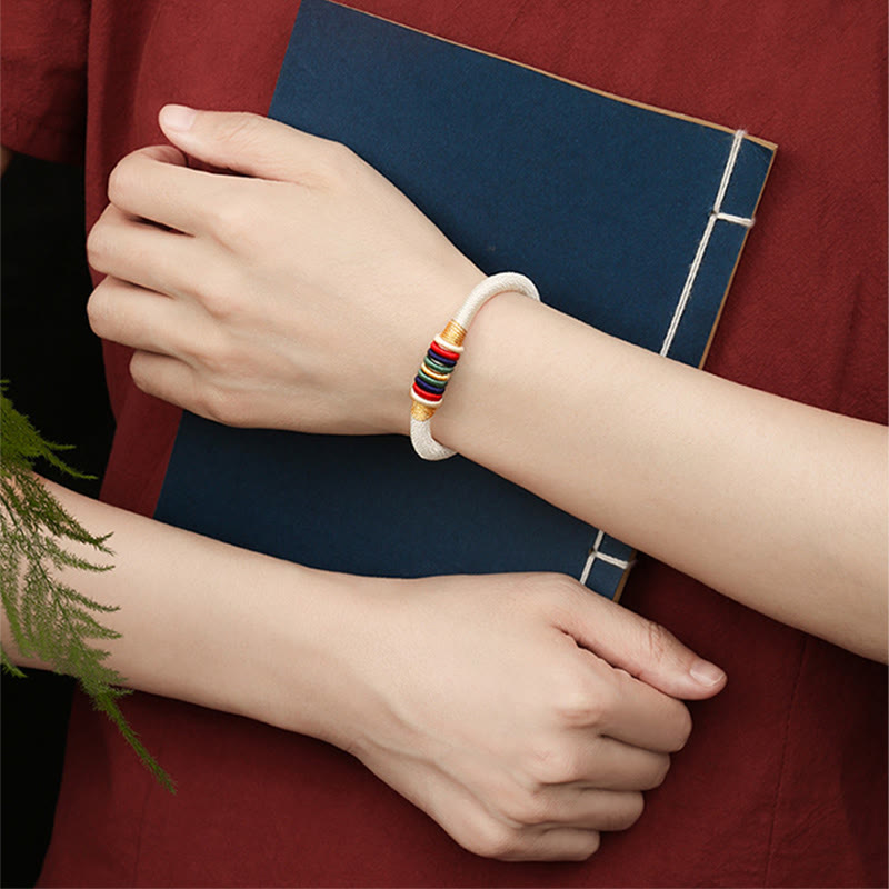 Five Elements Red String Bracelet | King Kong Knot, Protection & Luck