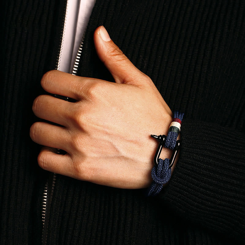 Red String Bracelet with Stainless Steel Buckle for Luck & Protection