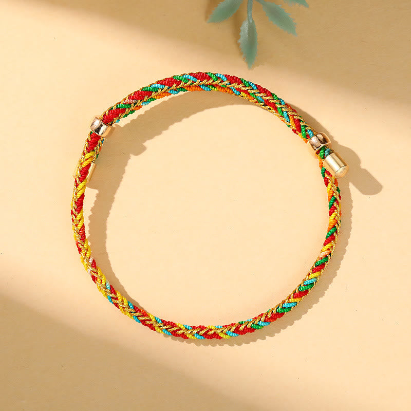 Colorful Rope Zongzi Pattern Luck Bracelet for Adults & Children