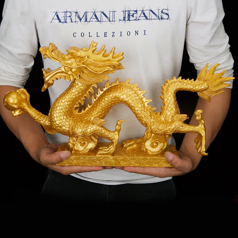 Feng Shui Chinese Dragon Statue Decoration for Prosperity