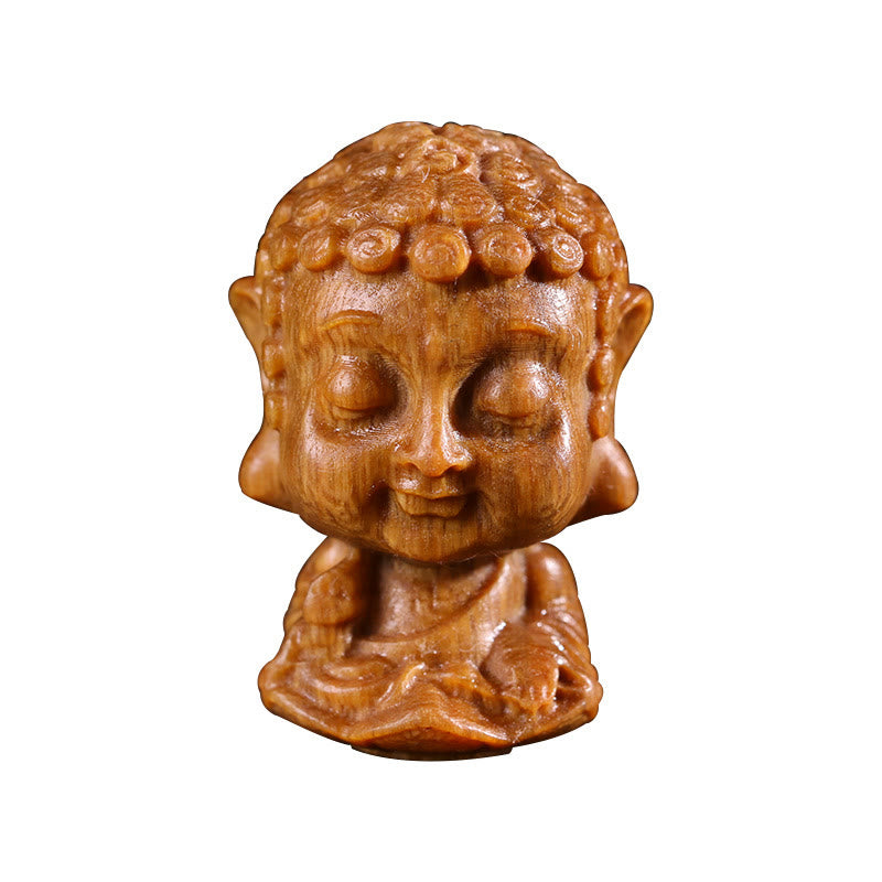 Green Sandalwood Chinese Zodiac Buddha Decoration